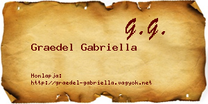 Graedel Gabriella névjegykártya
