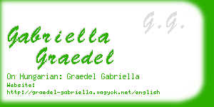 gabriella graedel business card